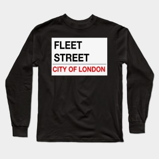 Fleet Street - Sweeney Todd London Long Sleeve T-Shirt